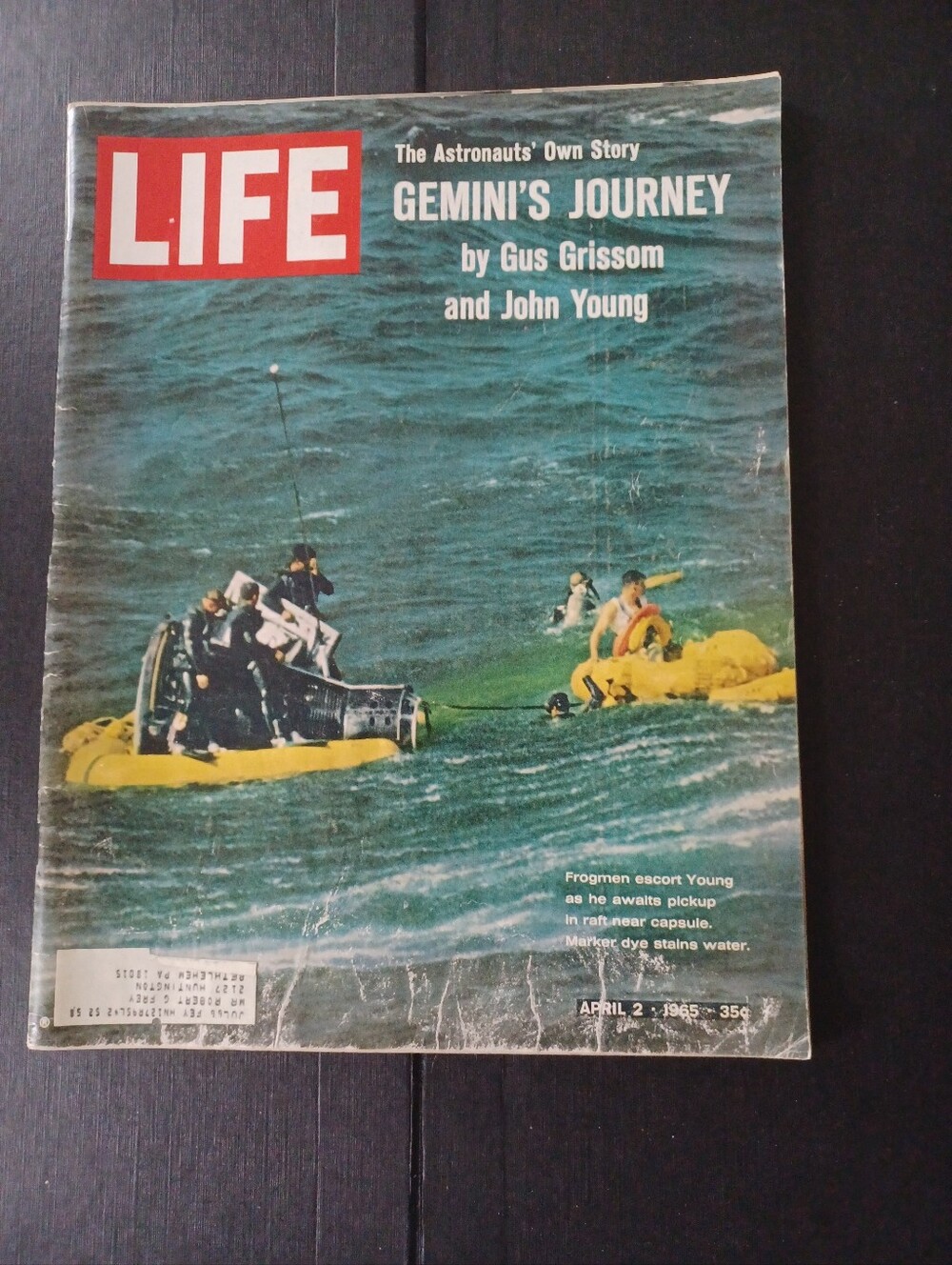 Life Magazine April 2, 1965 Gemini's Journey by Gus Grissom & John Young NASA